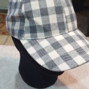Cocus Pocus Gray Buffalo Check Baseball Hat One Size Fits Most